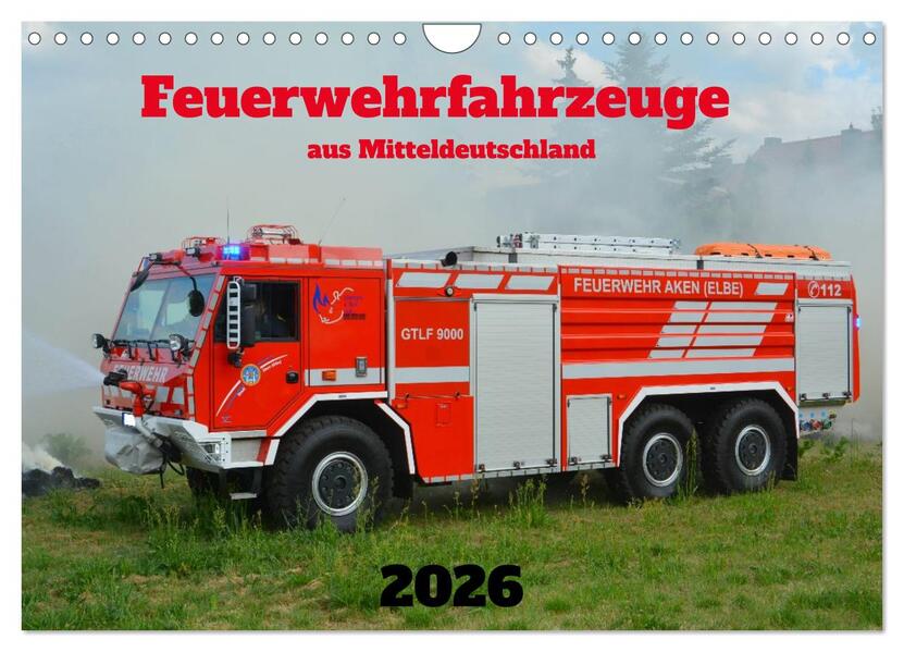 Produktbild: Einsatzfahrzeuge aus Sachsen und Sachsen-Anhalt (Wandkalender 2026 DIN A4 quer), CALVENDO Monatskalender | Sven Kläser, Calvendo