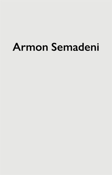 Produktbild: Armon Semadeni | Bernadette Fülscher, Armon Semadeni, Sascha Rössler