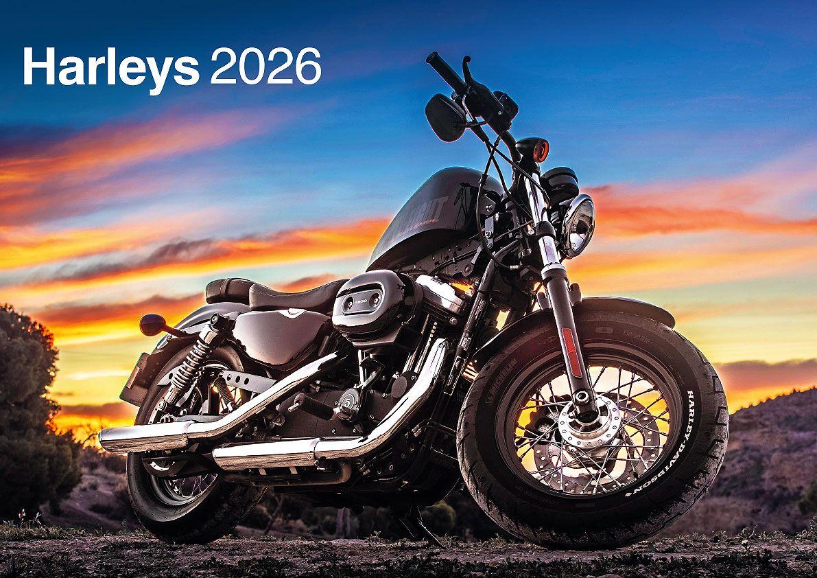 Produktbild: Harleys 2026 - Der Harley Davidson Kalender