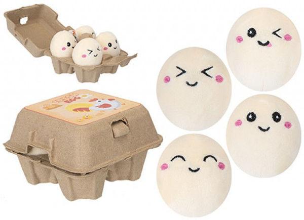 Produktbild: 4er Foodies Plüsch Egg Box