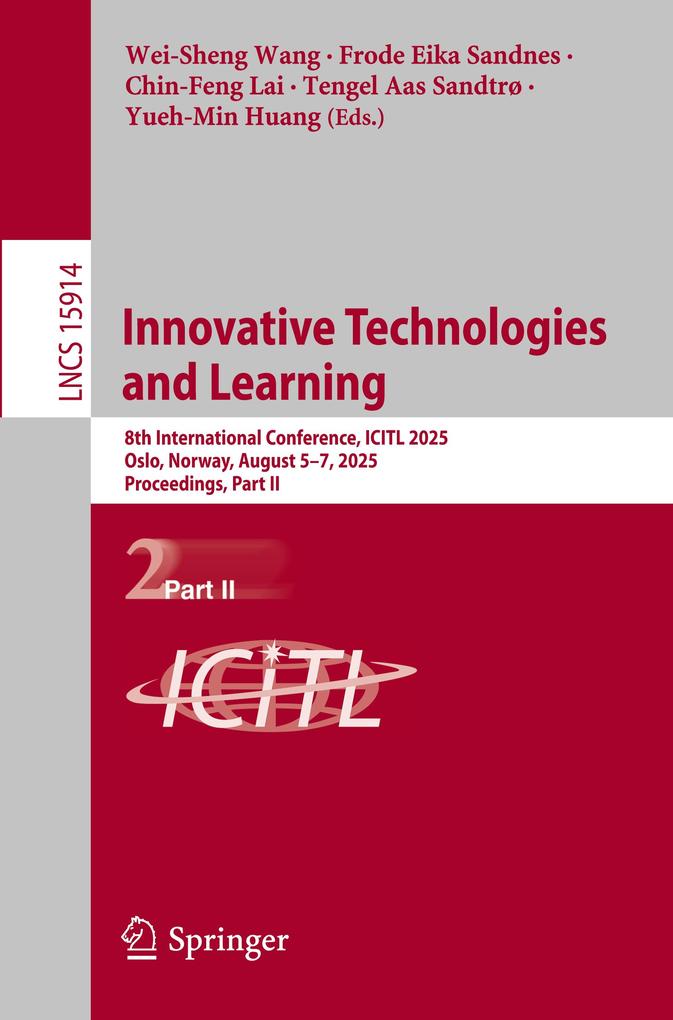 Produktbild: Innovative Technologies and Learning