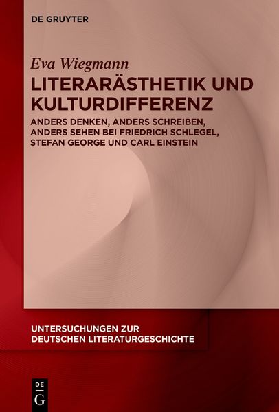Produktbild: Literarästhetik und Kulturdifferenz | Eva Wiegmann