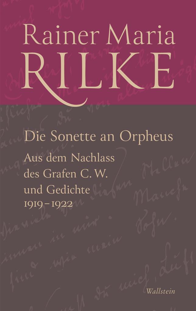 Produktbild: Die Sonette an Orpheus | Rainer Maria Rilke