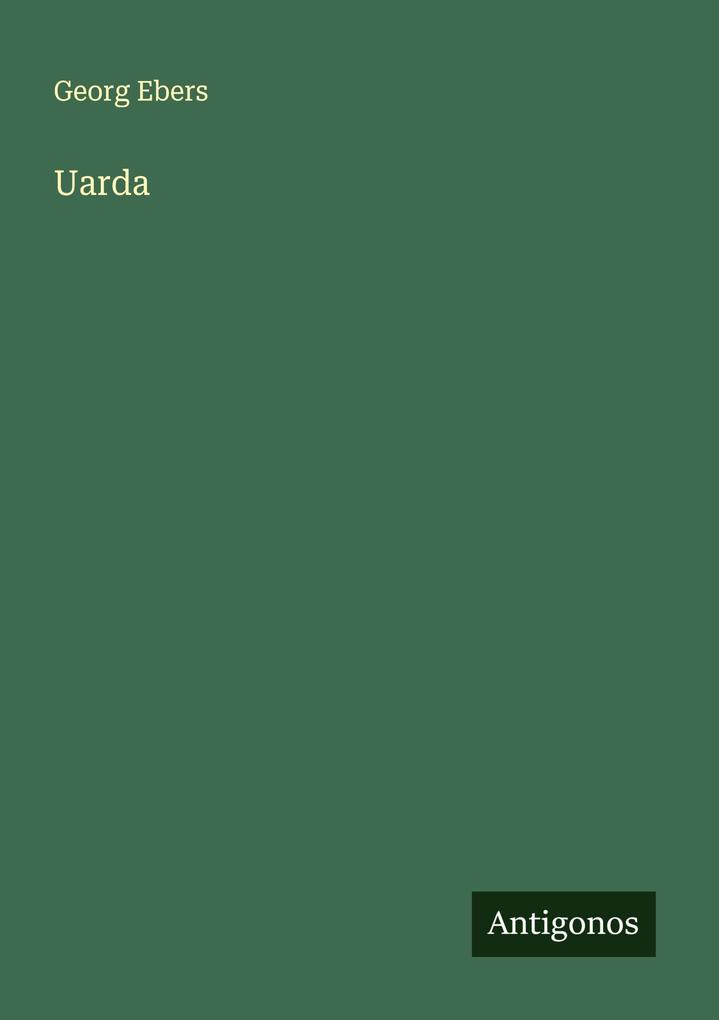 Produktbild: Uarda | Georg Ebers