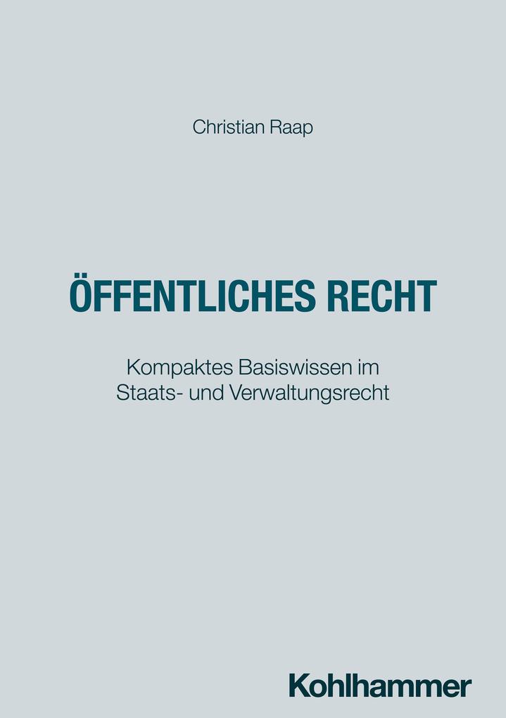 Produktbild: Öffentliches Recht | Christian Raap
