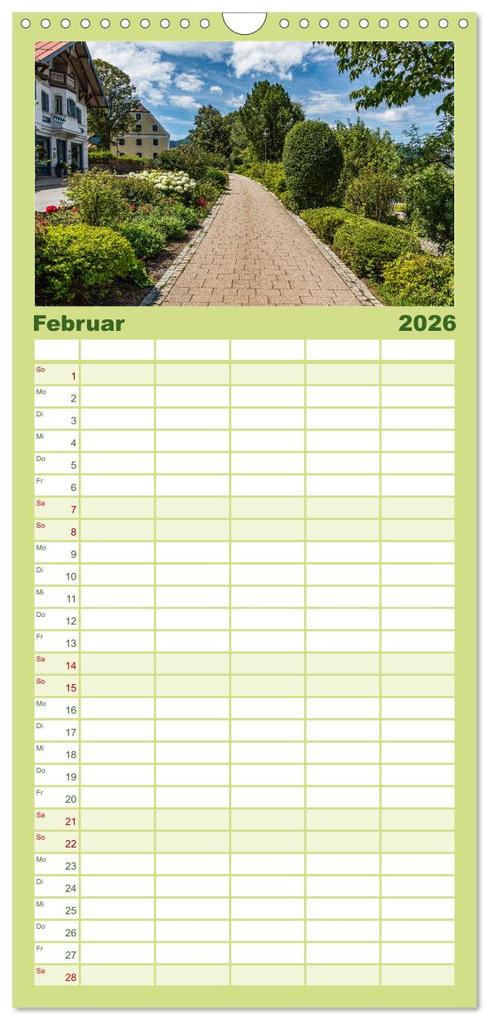 Weitere Ansicht: Familienplaner 2026 - Magischer Tegernsee mit 5 Spalten (Wandkalender, 21 x 45 cm) CALVENDO | Ursula Di Chito, Calvendo