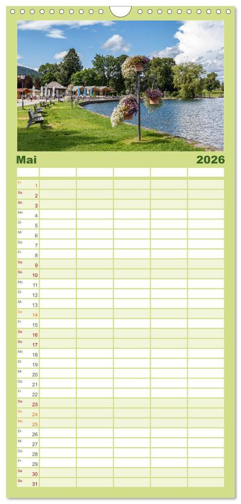 Weitere Ansicht: Familienplaner 2026 - Magischer Tegernsee mit 5 Spalten (Wandkalender, 21 x 45 cm) CALVENDO | Ursula Di Chito, Calvendo