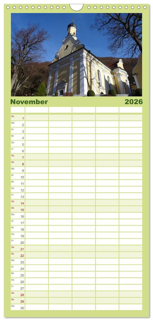 Weitere Ansicht: Familienplaner 2026 - Rund um Göppingen mit 5 Spalten (Wandkalender, 21 x 45 cm) CALVENDO | Klaus-Peter Huschka, Calvendo