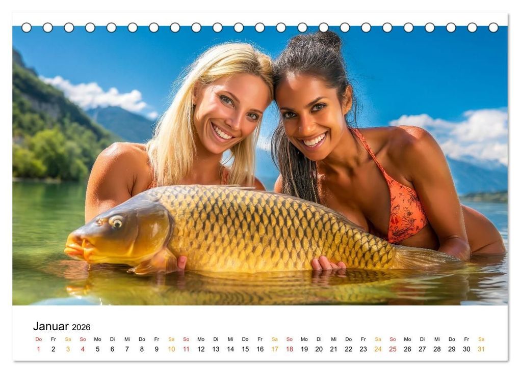 Weitere Ansicht: Heiß auf Karpfen (Tischkalender 2026 DIN A5 quer), CALVENDO Monatskalender | Peter Roder, Calvendo