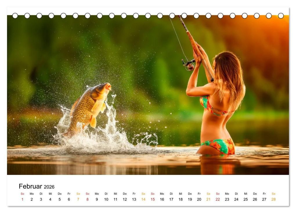 Weitere Ansicht: Heiß auf Karpfen (Tischkalender 2026 DIN A5 quer), CALVENDO Monatskalender | Peter Roder, Calvendo