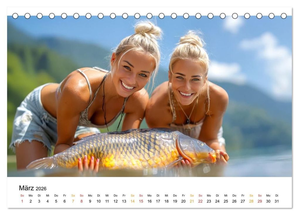 Weitere Ansicht: Heiß auf Karpfen (Tischkalender 2026 DIN A5 quer), CALVENDO Monatskalender | Peter Roder, Calvendo