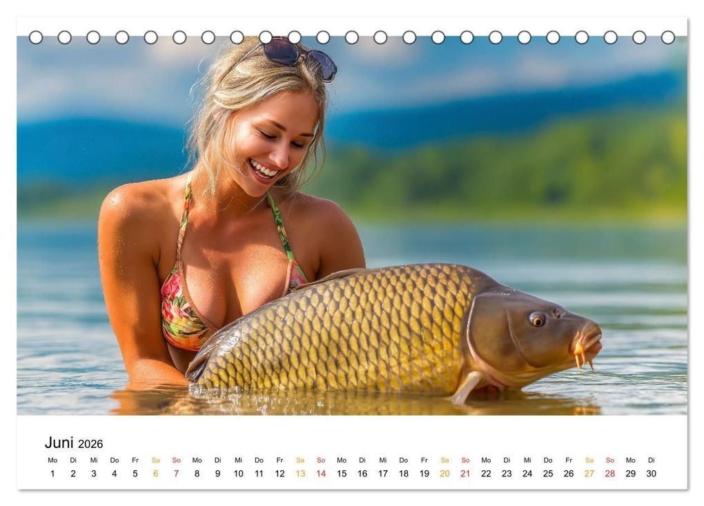 Weitere Ansicht: Heiß auf Karpfen (Tischkalender 2026 DIN A5 quer), CALVENDO Monatskalender | Peter Roder, Calvendo