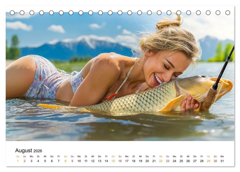 Weitere Ansicht: Heiß auf Karpfen (Tischkalender 2026 DIN A5 quer), CALVENDO Monatskalender | Peter Roder, Calvendo
