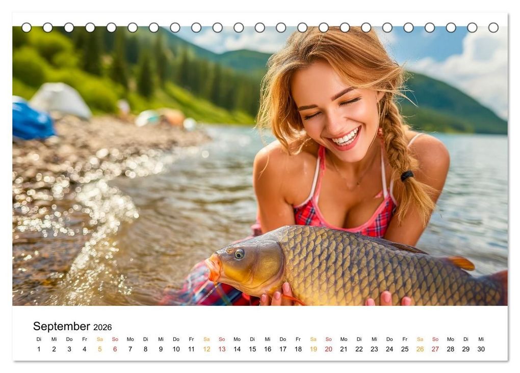 Weitere Ansicht: Heiß auf Karpfen (Tischkalender 2026 DIN A5 quer), CALVENDO Monatskalender | Peter Roder, Calvendo