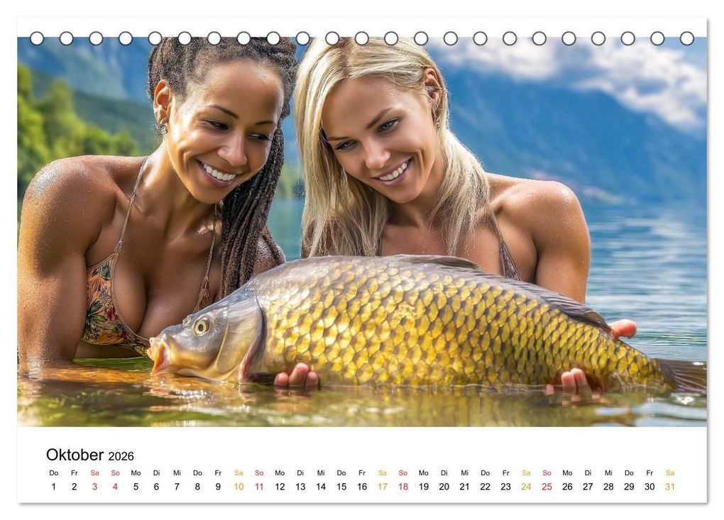 Weitere Ansicht: Heiß auf Karpfen (Tischkalender 2026 DIN A5 quer), CALVENDO Monatskalender | Peter Roder, Calvendo