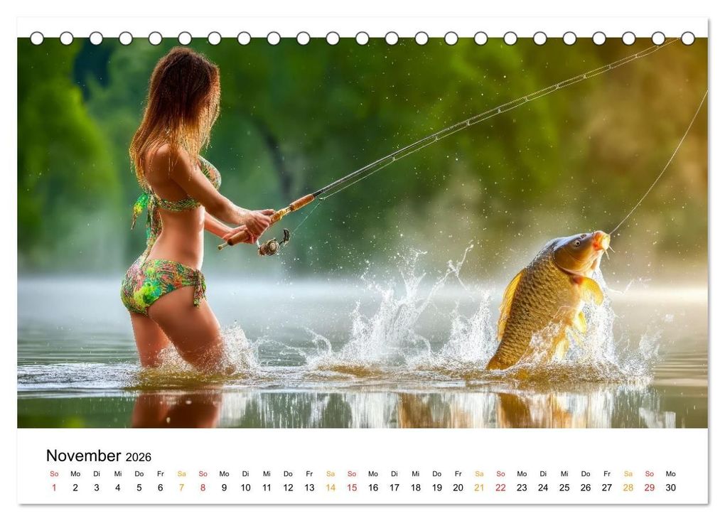 Weitere Ansicht: Heiß auf Karpfen (Tischkalender 2026 DIN A5 quer), CALVENDO Monatskalender | Peter Roder, Calvendo