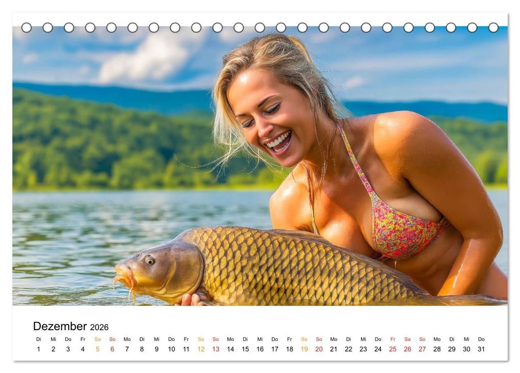 Weitere Ansicht: Heiß auf Karpfen (Tischkalender 2026 DIN A5 quer), CALVENDO Monatskalender | Peter Roder, Calvendo
