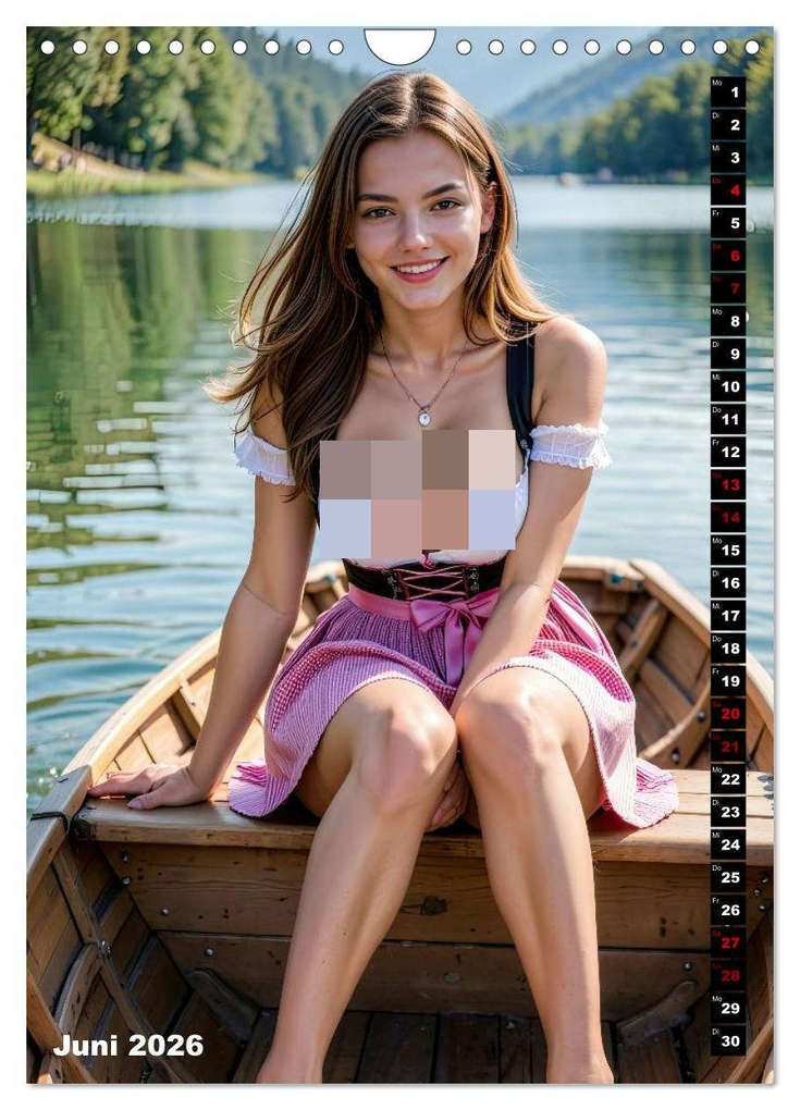 Weitere Ansicht: Dirndl Almanach (Wandkalender 2026 DIN A4 hoch), CALVENDO Monatskalender | Calvendo, Peter Balan