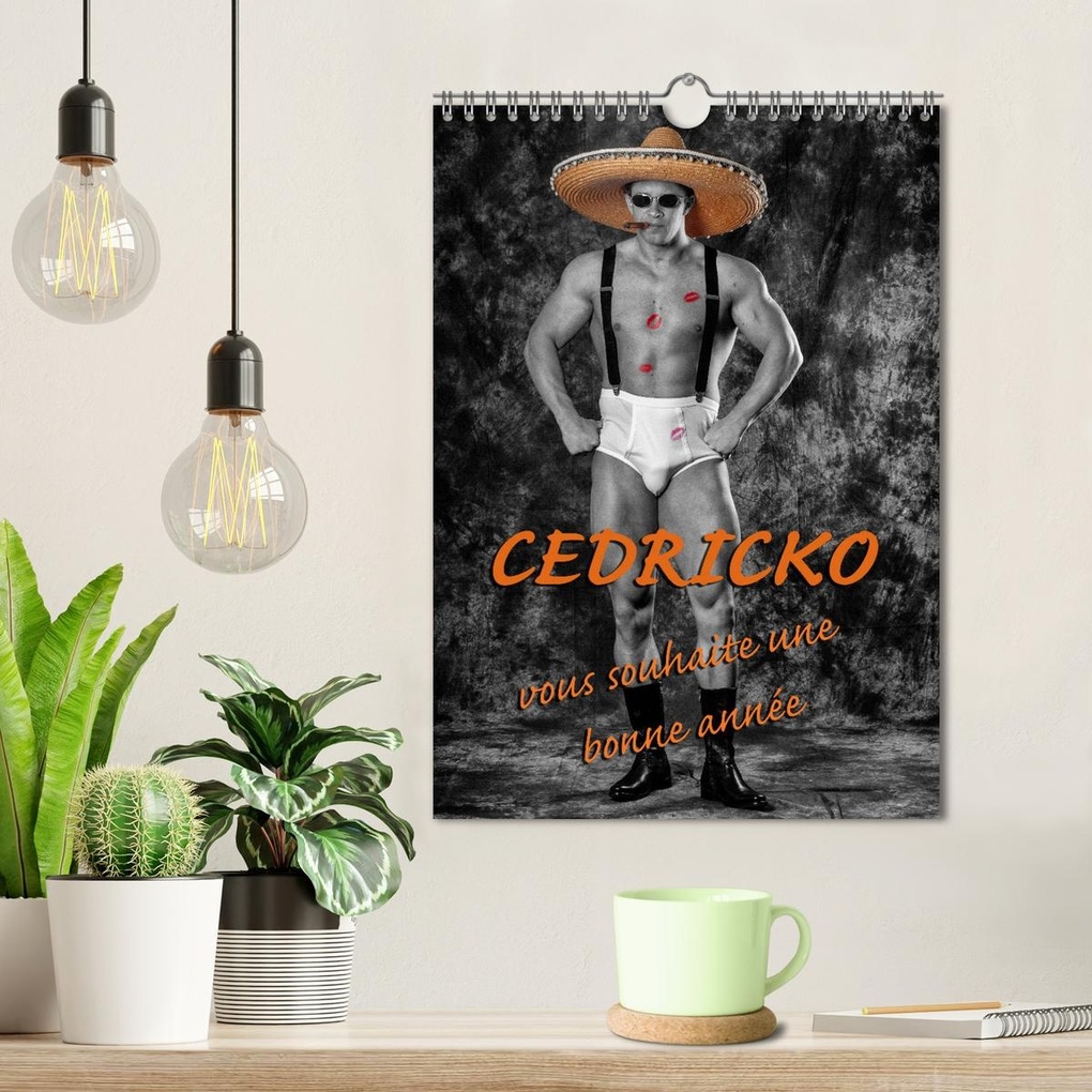 Weitere Ansicht: CEDRICKO vous souhaite une bonne année (Calendrier mural 2026 DIN A4 horizontal), CALVENDO calendrier mensuel | Calvendo, thierry planche