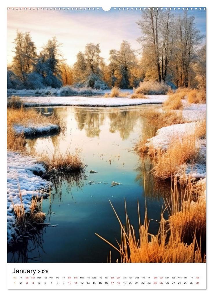 Weitere Ansicht: Rhythmic Nature (High Quality Premium Wall Calendar 2026 DIN A2 portrait),CALVENDO 12 Month Wall Calendar | Calvendo, Justyna Jaszke JBJart