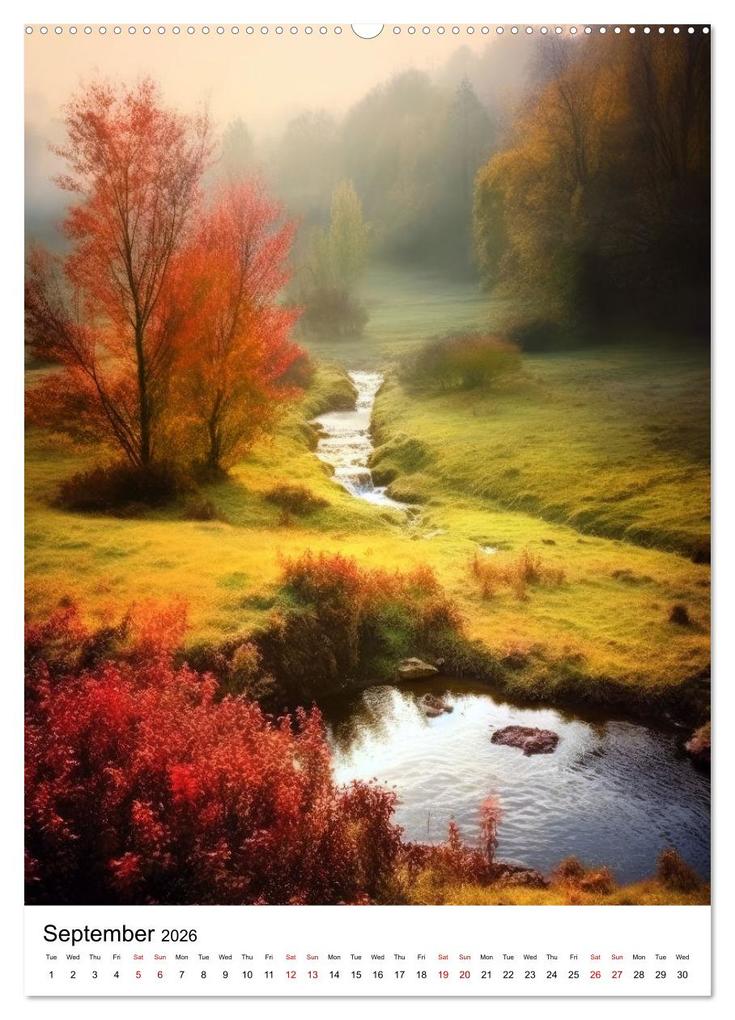 Weitere Ansicht: Rhythmic Nature (High Quality Premium Wall Calendar 2026 DIN A2 portrait),CALVENDO 12 Month Wall Calendar | Calvendo, Justyna Jaszke JBJart