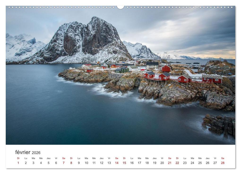 Weitere Ansicht: Réflexions dans les îles Lofoten (Calendrier mural 2026 DIN A2 vertical) calendrier de bureau | Calvendo, Photostravellers, Photostravellers Photostravellers
