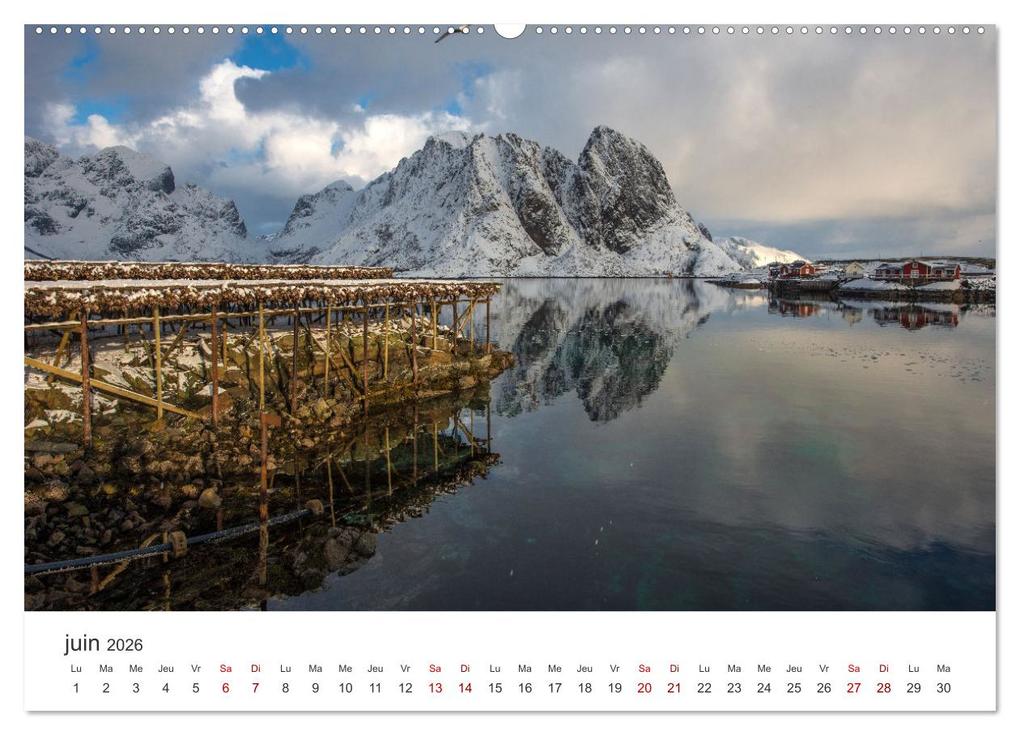 Weitere Ansicht: Réflexions dans les îles Lofoten (Calendrier mural 2026 DIN A2 vertical) calendrier de bureau | Calvendo, Photostravellers, Photostravellers Photostravellers
