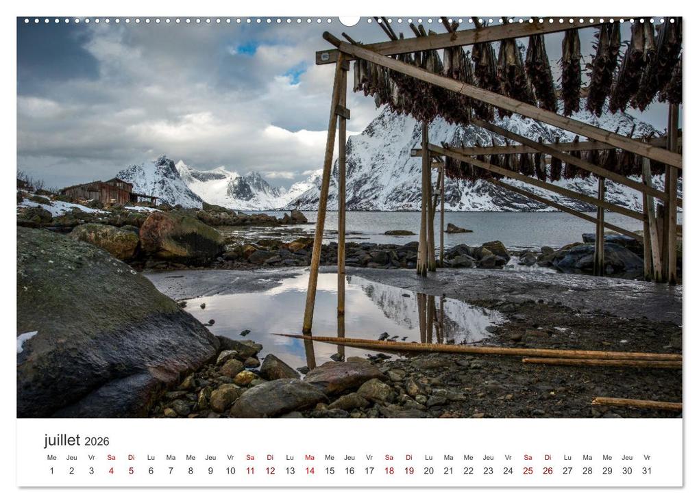 Weitere Ansicht: Réflexions dans les îles Lofoten (Calendrier mural 2026 DIN A2 vertical) calendrier de bureau | Calvendo, Photostravellers, Photostravellers Photostravellers