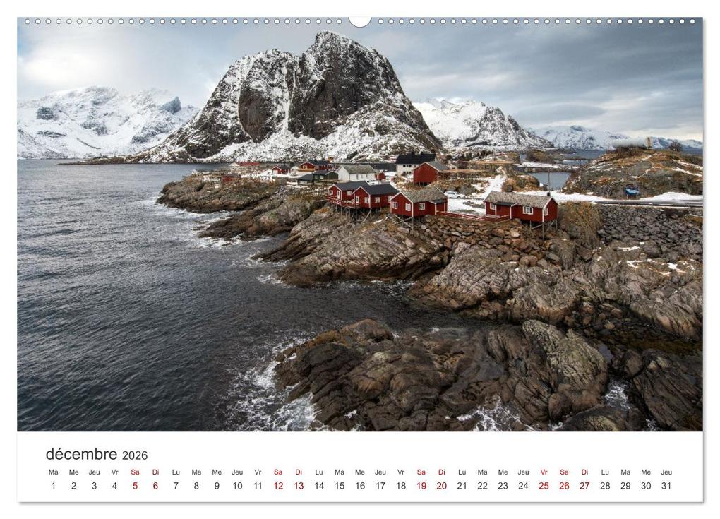 Weitere Ansicht: Réflexions dans les îles Lofoten (Calendrier mural 2026 DIN A2 vertical) calendrier de bureau | Calvendo, Photostravellers, Photostravellers Photostravellers