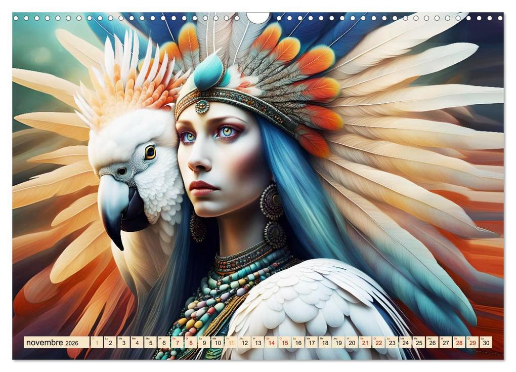 Weitere Ansicht: La muse aux oiseaux (Calendrier mural 2026 DIN A3 vertical), CALVENDO calendrier mensuel | Calvendo, Dusanka Djeric