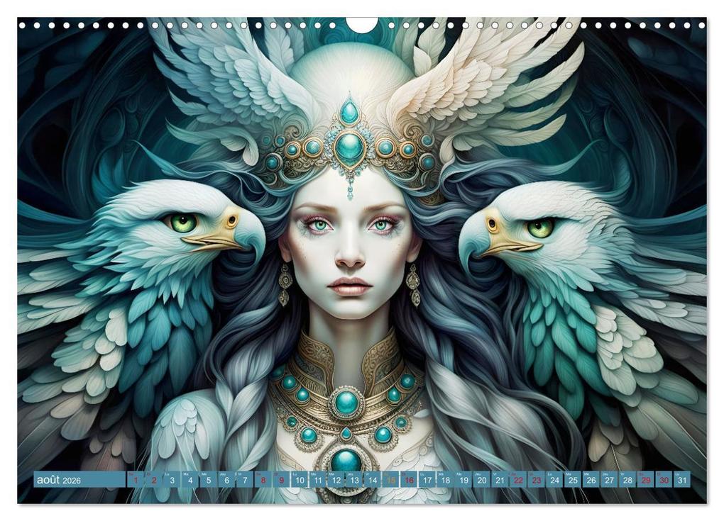 Weitere Ansicht: La muse aux oiseaux (Calendrier mural 2026 DIN A3 vertical), CALVENDO calendrier mensuel | Calvendo, Dusanka Djeric