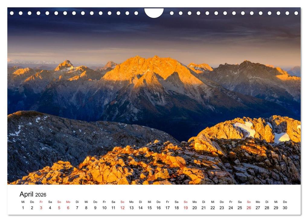 Weitere Ansicht: Berchtesgadener Berge im Licht (Wandkalender 2026 DIN A4 quer), CALVENDO Monatskalender | Herbert Berger, Calvendo