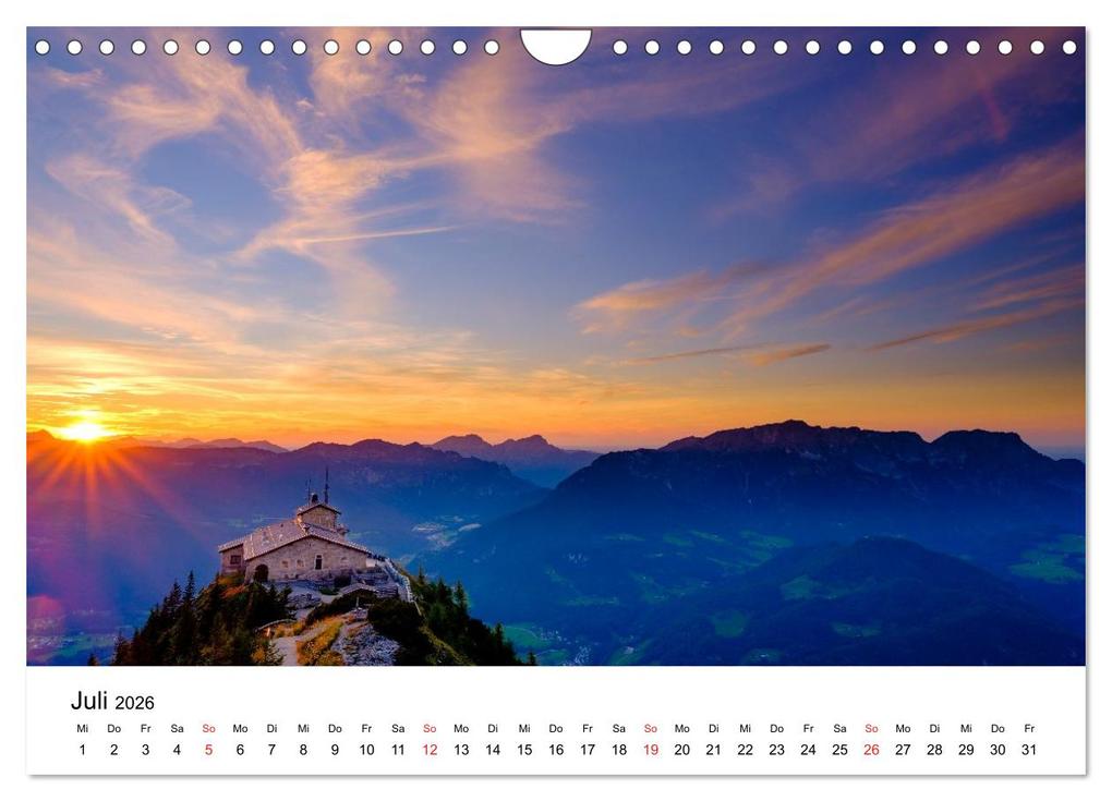 Weitere Ansicht: Berchtesgadener Berge im Licht (Wandkalender 2026 DIN A4 quer), CALVENDO Monatskalender | Herbert Berger, Calvendo