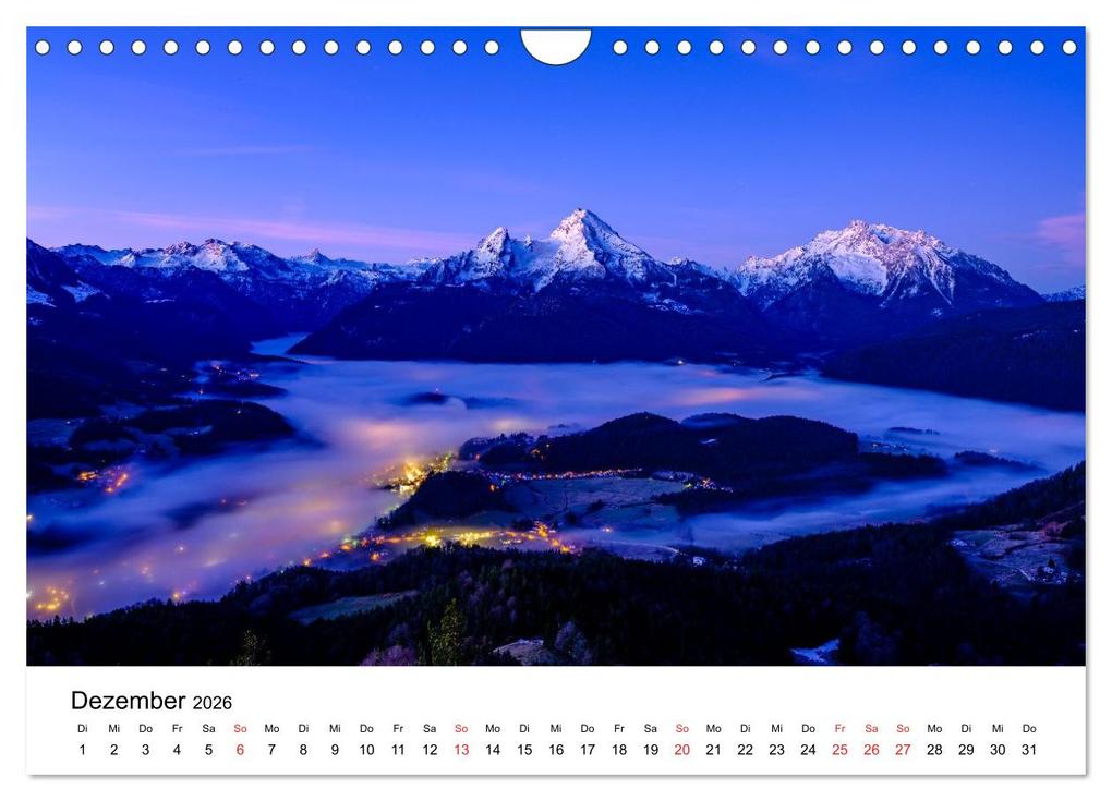 Weitere Ansicht: Berchtesgadener Berge im Licht (Wandkalender 2026 DIN A4 quer), CALVENDO Monatskalender | Herbert Berger, Calvendo