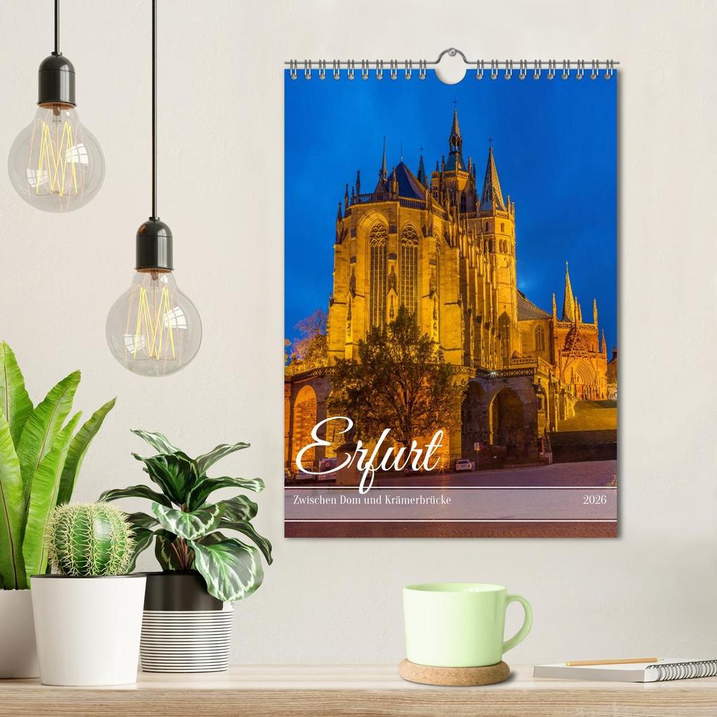 Weitere Ansicht: Erfurt - Zwischen Dom und Krämerbrücke (Wandkalender 2026 DIN A4 hoch), CALVENDO Monatskalender | Thomas Bugdoll, Calvendo