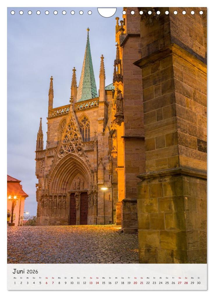 Weitere Ansicht: Erfurt - Zwischen Dom und Krämerbrücke (Wandkalender 2026 DIN A4 hoch), CALVENDO Monatskalender | Thomas Bugdoll, Calvendo