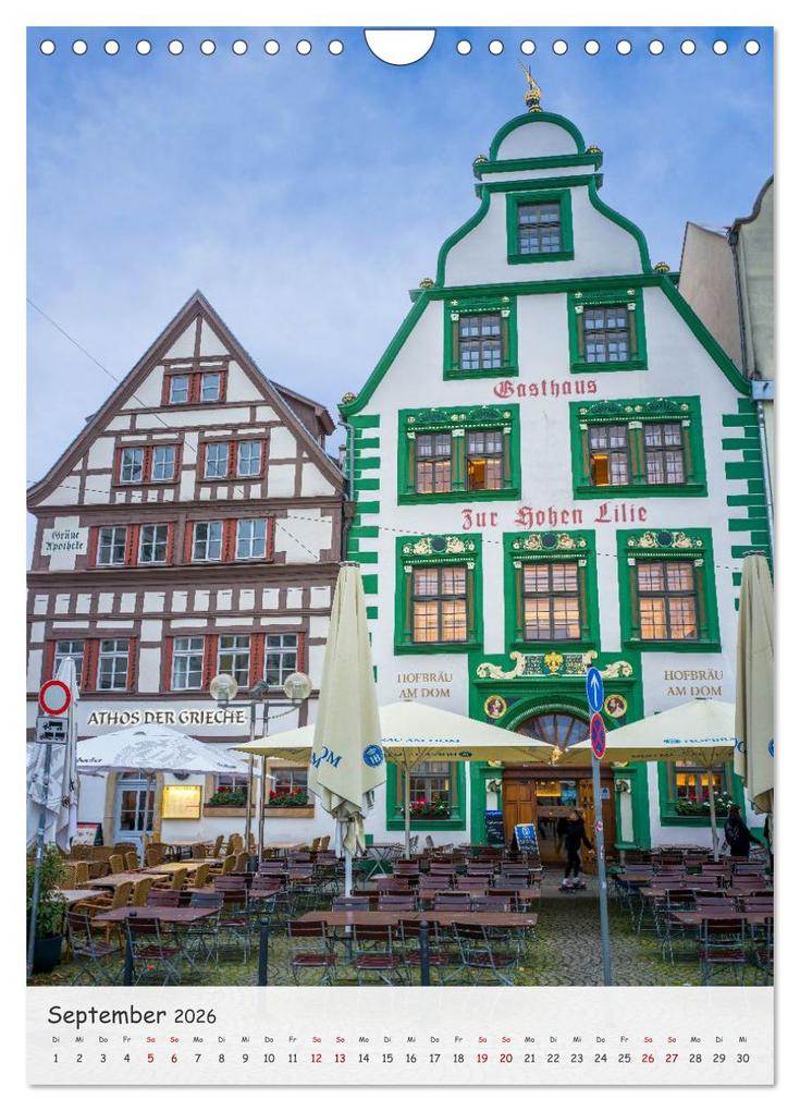 Weitere Ansicht: Erfurt - Zwischen Dom und Krämerbrücke (Wandkalender 2026 DIN A4 hoch), CALVENDO Monatskalender | Thomas Bugdoll, Calvendo