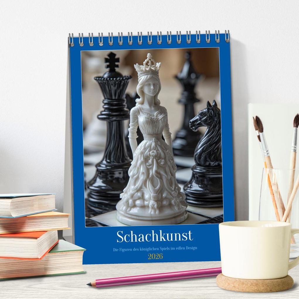 Weitere Ansicht: Schachkunst (Tischkalender 2026 DIN A5 hoch), CALVENDO Monatskalender | Kerstin Waurick, Calvendo
