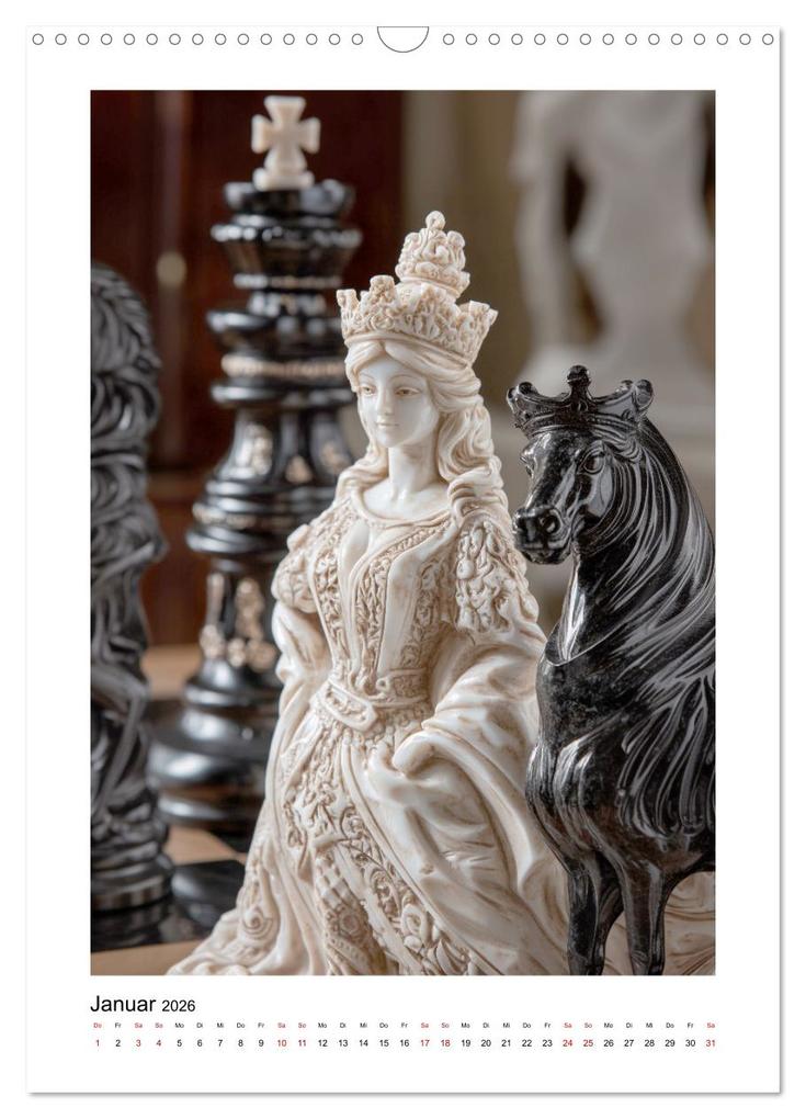 Weitere Ansicht: Schachkunst (Wandkalender 2026 DIN A3 hoch), CALVENDO Monatskalender | Kerstin Waurick, Calvendo