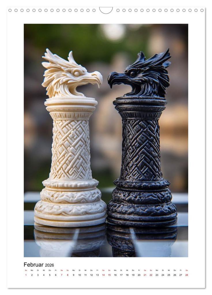 Weitere Ansicht: Schachkunst (Wandkalender 2026 DIN A3 hoch), CALVENDO Monatskalender | Kerstin Waurick, Calvendo