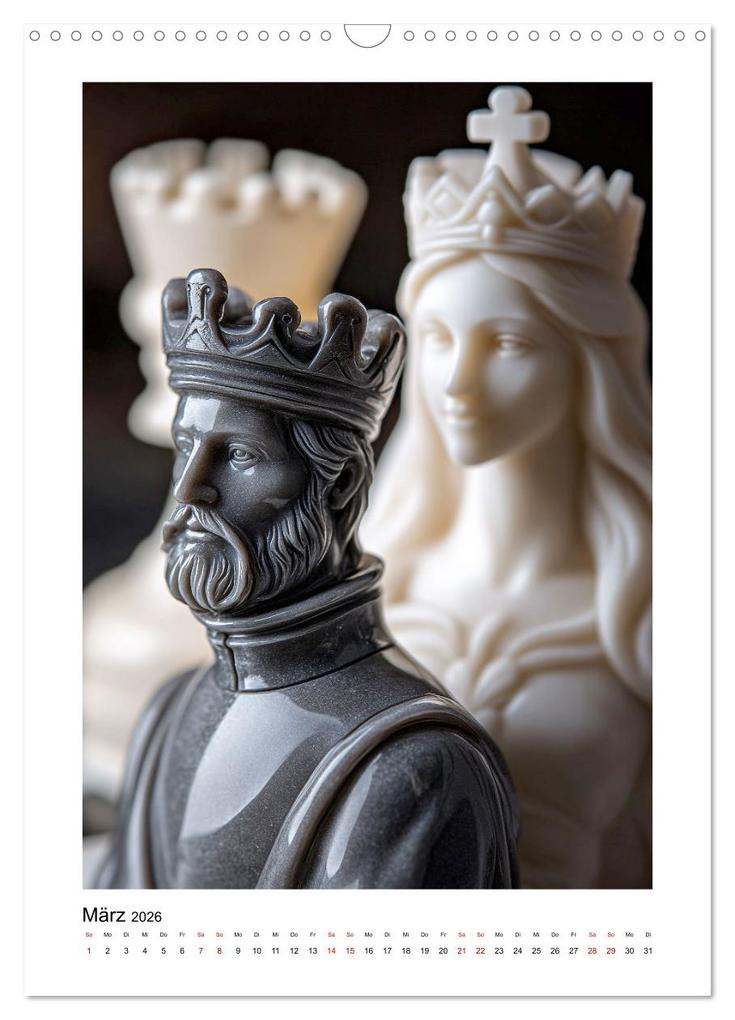 Weitere Ansicht: Schachkunst (Wandkalender 2026 DIN A3 hoch), CALVENDO Monatskalender | Kerstin Waurick, Calvendo
