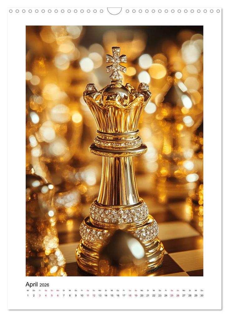 Weitere Ansicht: Schachkunst (Wandkalender 2026 DIN A3 hoch), CALVENDO Monatskalender | Kerstin Waurick, Calvendo