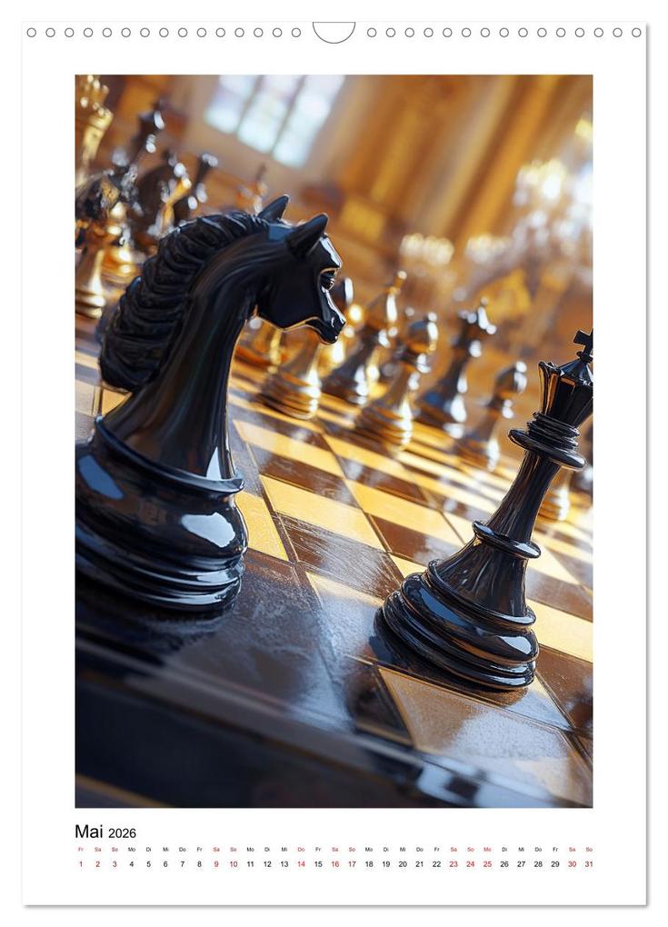 Weitere Ansicht: Schachkunst (Wandkalender 2026 DIN A3 hoch), CALVENDO Monatskalender | Kerstin Waurick, Calvendo