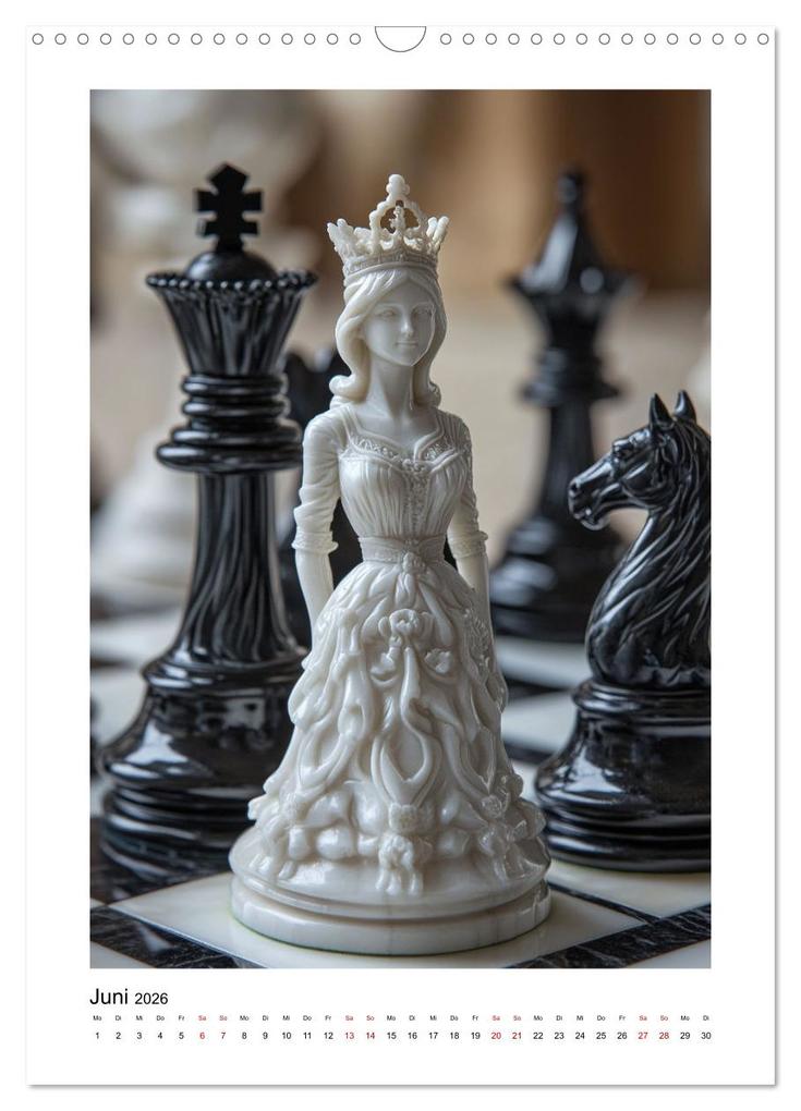 Weitere Ansicht: Schachkunst (Wandkalender 2026 DIN A3 hoch), CALVENDO Monatskalender | Kerstin Waurick, Calvendo