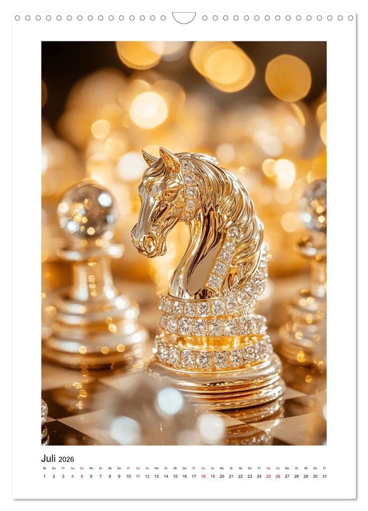 Weitere Ansicht: Schachkunst (Wandkalender 2026 DIN A3 hoch), CALVENDO Monatskalender | Kerstin Waurick, Calvendo