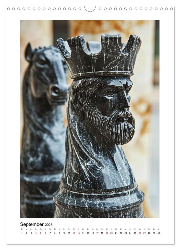 Weitere Ansicht: Schachkunst (Wandkalender 2026 DIN A3 hoch), CALVENDO Monatskalender | Kerstin Waurick, Calvendo