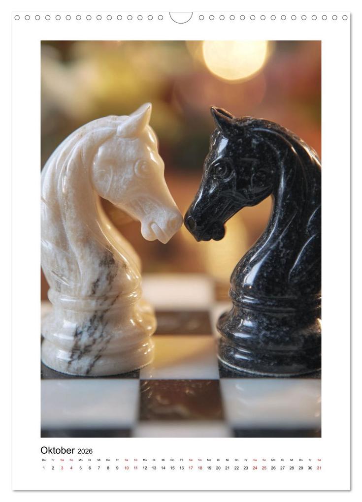 Weitere Ansicht: Schachkunst (Wandkalender 2026 DIN A3 hoch), CALVENDO Monatskalender | Kerstin Waurick, Calvendo