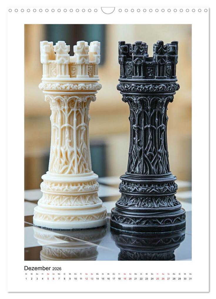 Weitere Ansicht: Schachkunst (Wandkalender 2026 DIN A3 hoch), CALVENDO Monatskalender | Kerstin Waurick, Calvendo