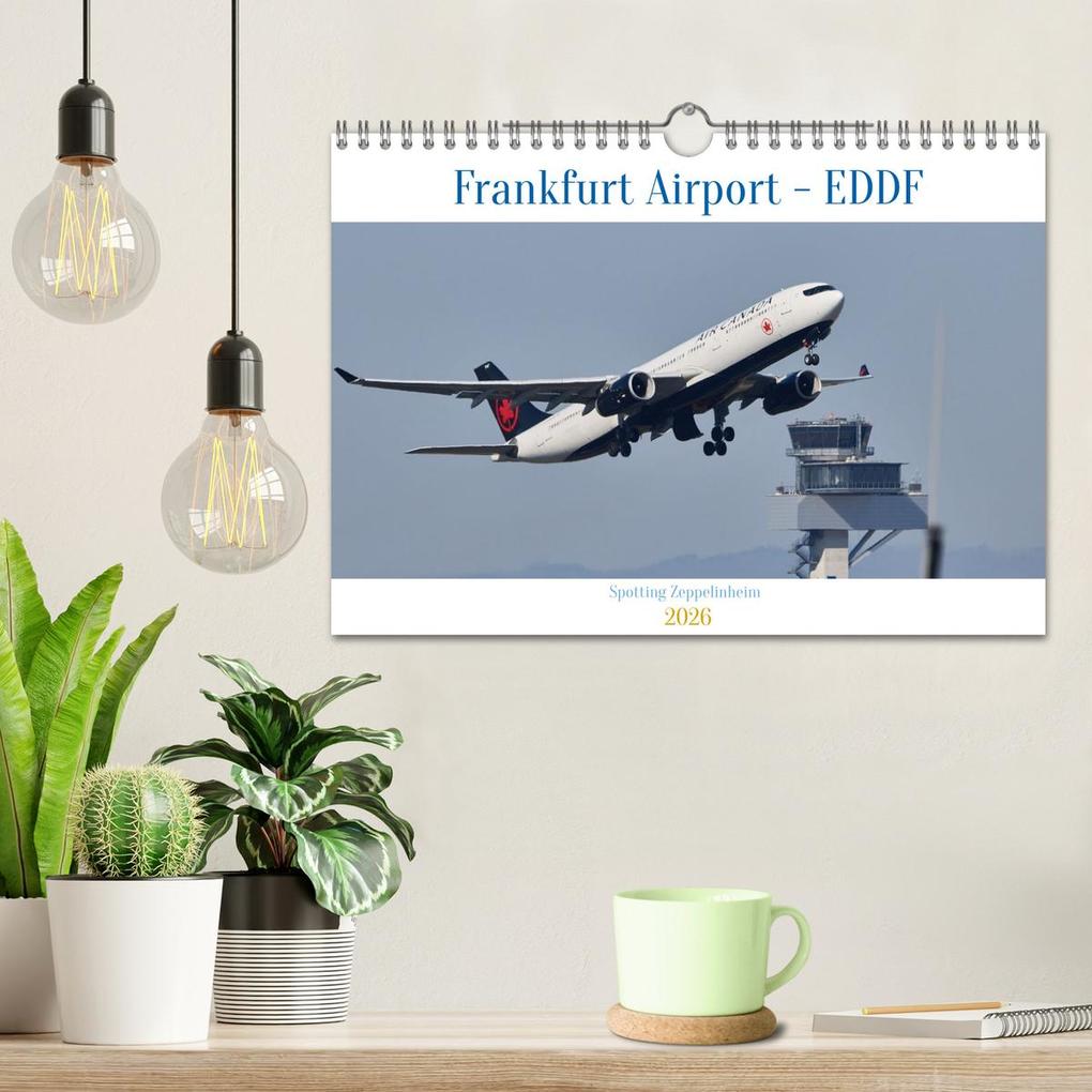 Weitere Ansicht: Frankfurt Airport - EDDF (Wandkalender 2026 DIN A4 quer), CALVENDO Monatskalender | Michael Knebel, Calvendo