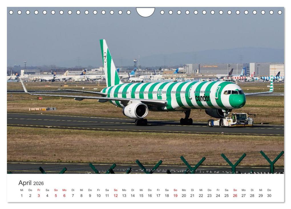 Weitere Ansicht: Frankfurt Airport - EDDF (Wandkalender 2026 DIN A4 quer), CALVENDO Monatskalender | Michael Knebel, Calvendo